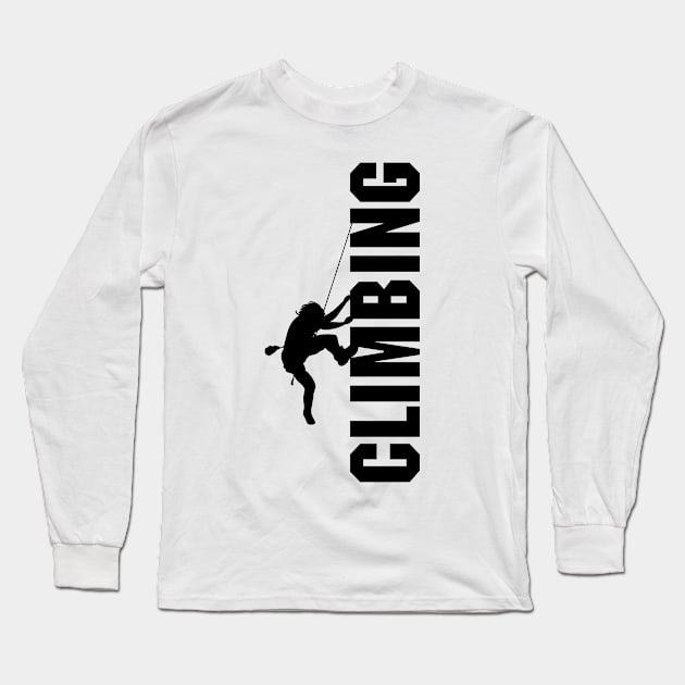 Climbing Long Sleeve T-Shirt by C_ceconello